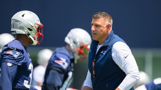 Completed Q&A: Bedard on Patriots' minicamp, offseason 06.19.26 taken at BSJ Headquarters (Patriots). Photo by (Adam Richins for BSJ)