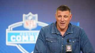 Bedard: Takeaways from Mike Vrabel at the NFL combine - early in the process for the HC taken at BSJ Headquarters (Patriots). Photo by (USA Today Network)