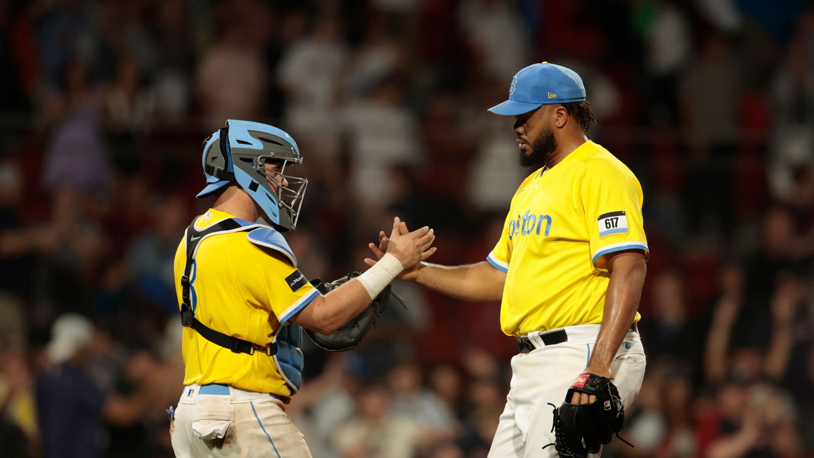 Boston Red Sox: The Red Sox new blue and yellow uniforms, explained