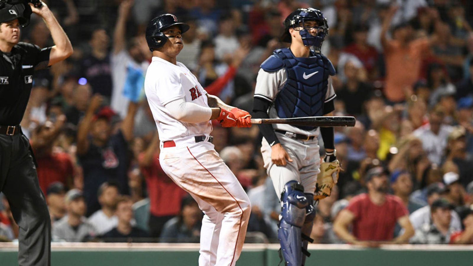 Red Sox notes: Frustration continues for Rafael Devers