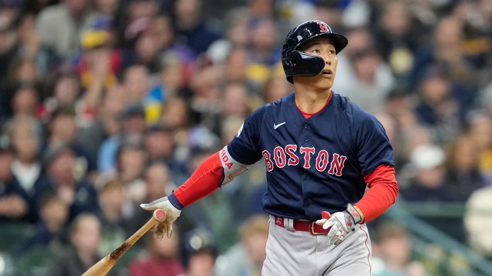 Yoshida homers twice in 8th as Red Sox beat Brewers 12-5