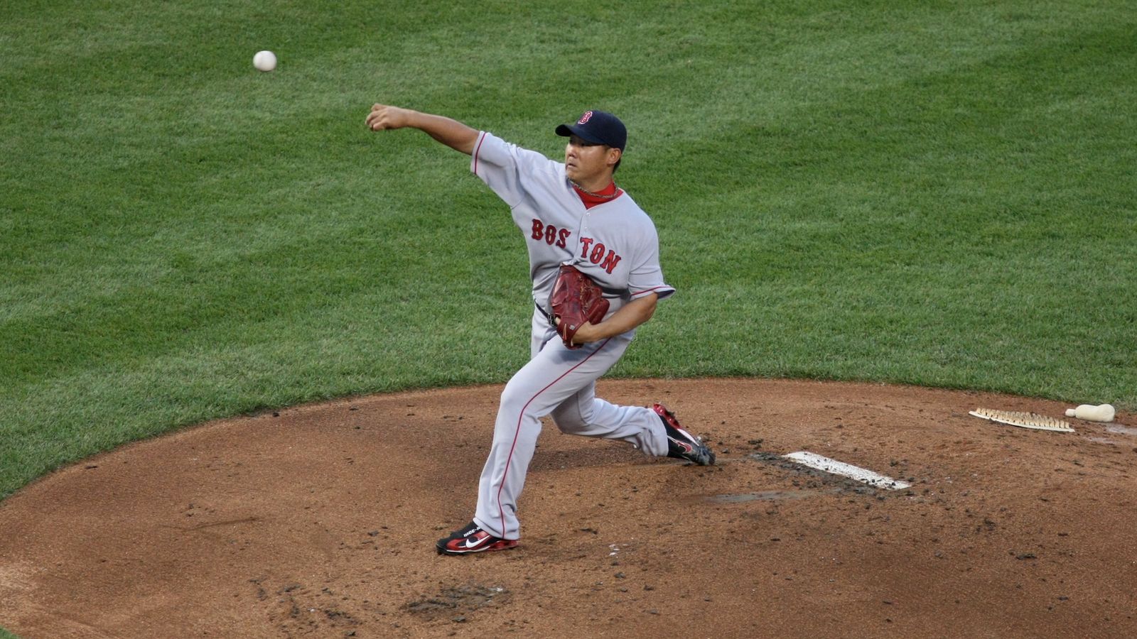 Boston Red Sox Daisuke Matsuzaka Player Pennant & Baseball 