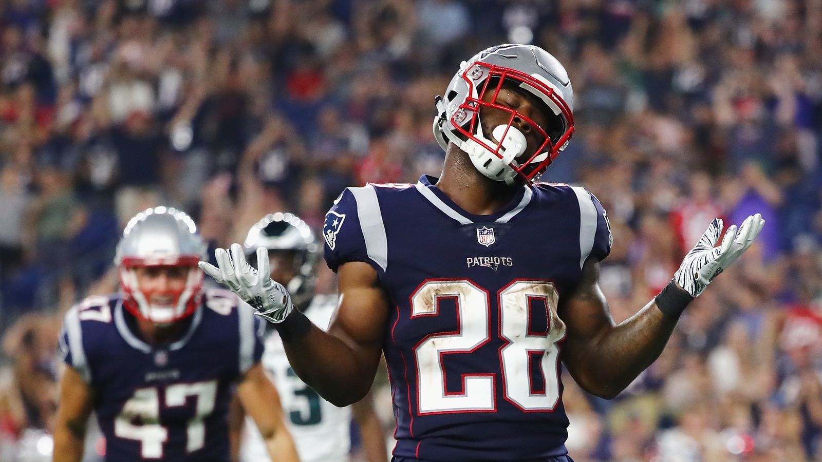 James White taking over for Rob Gronkowski as offensive centerpiece