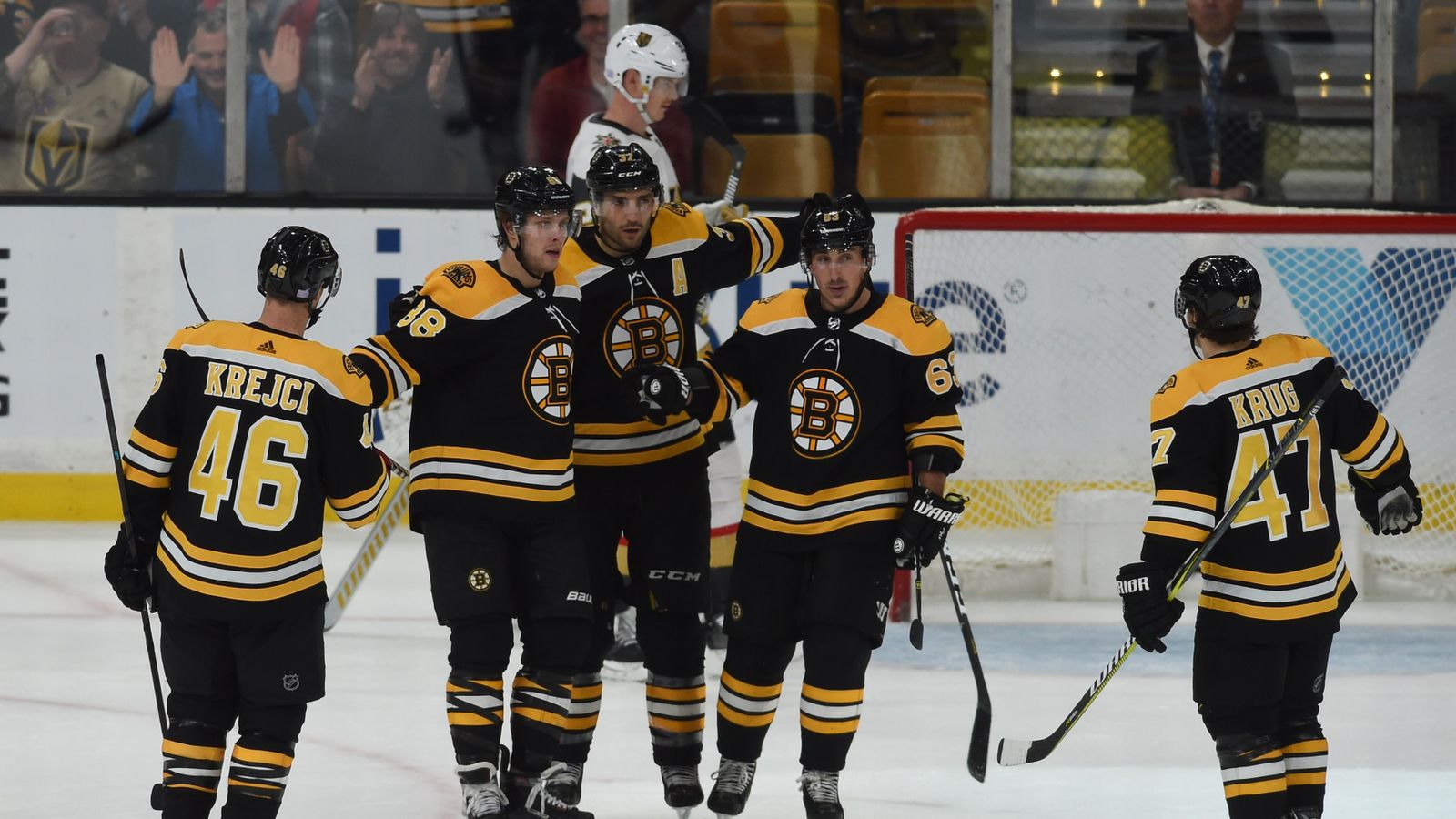 BSJ Game Report: Bruins 4, Golden Knights 1 - Secondary scoring breaks ...