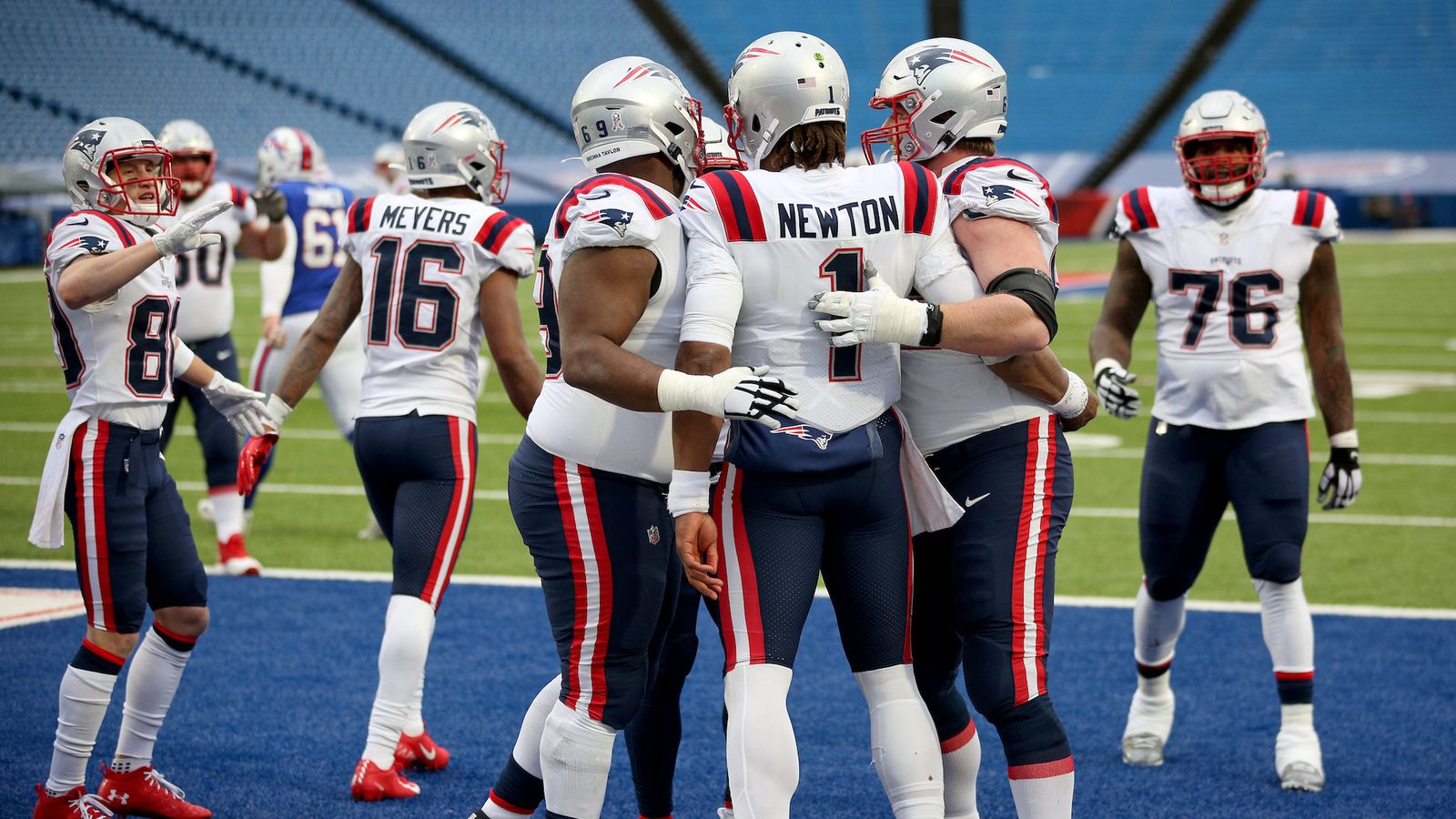 Bills beat Patriots 24-21 on Newton's late fumble