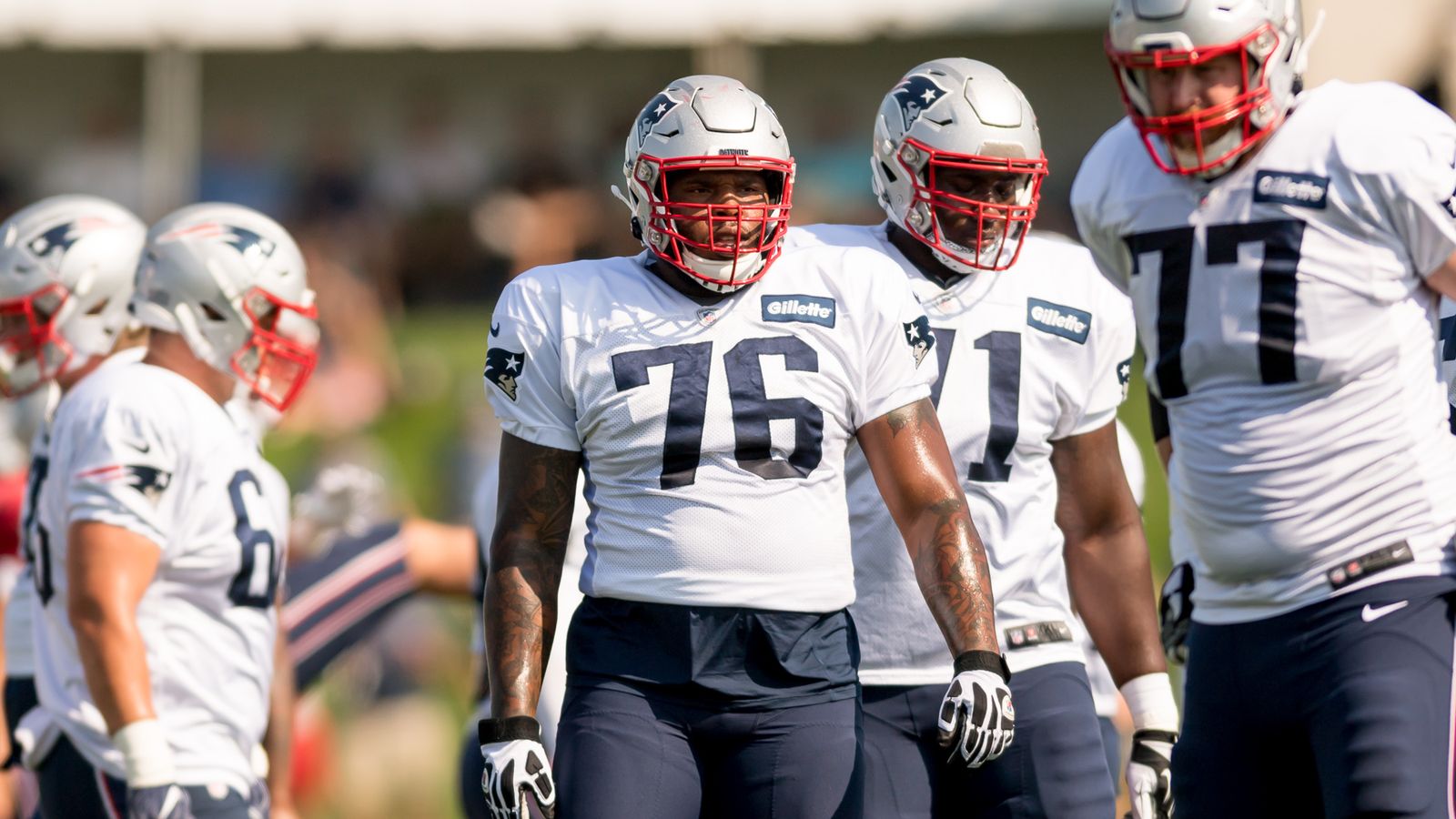 Isaiah Wynn among Patriots still visiting Gillette Stadium in the