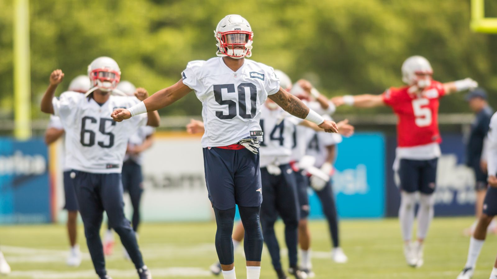 Patriots rookie numbers released Harry (8), J. Williams (33), Winovich