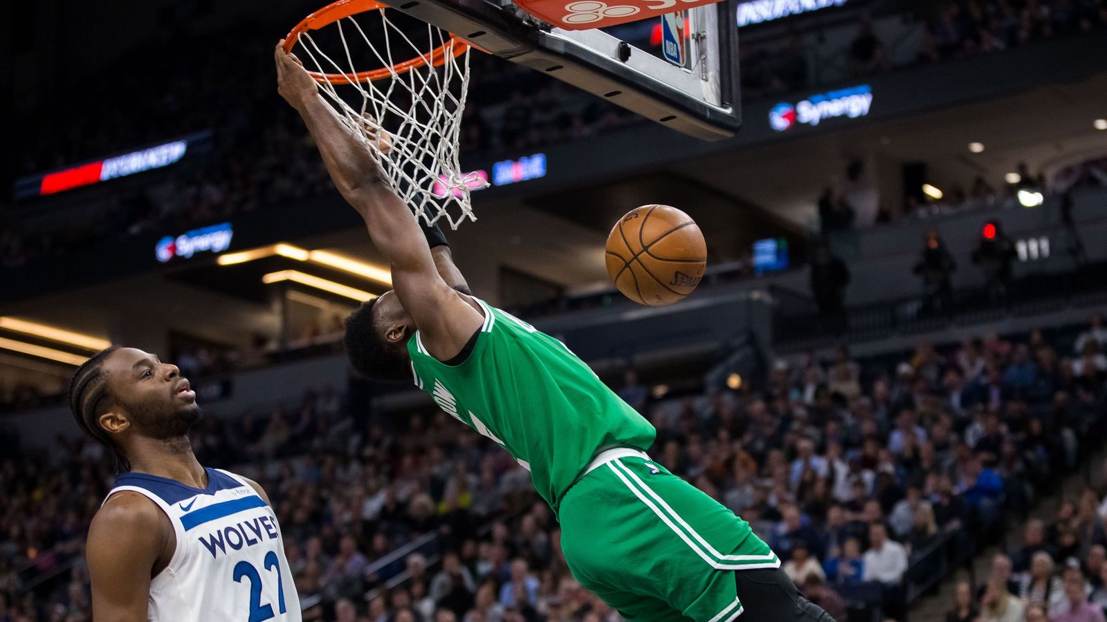 Jaylen Brown Appears To Dodge Serious Injury After Ugly Fall