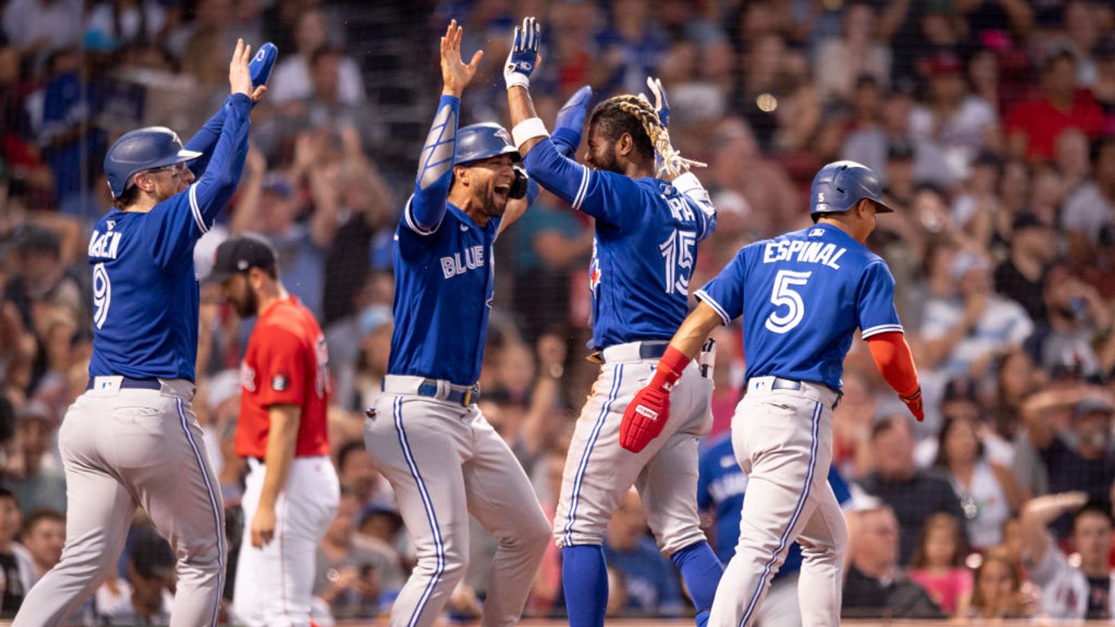 Blue Jays win 11th straight to tie team record, rout Red Sox