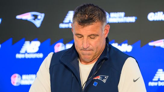 Giardi: Vrabel trying to turn the page; plus, Maye learning from mistakes taken at New Balance Athletic Center (Patriots). Photo by (Adam Richins for BSJ)