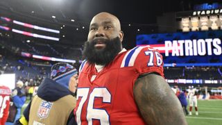 Giardi: Patriots could eye future at the offensive tackle spot in NFL Draft taken at BSJ Headquarters (NFL DRAFT COVERAGE). Photo by (USA Today Eric Canha)