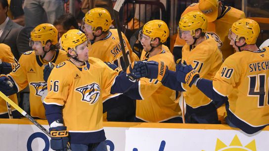 Final: Predators 6, Bruins 3 - Bruins allow four goals in second period taken at BSJ Headquarters. Photo by (Steve Roberts-Imagn Images)