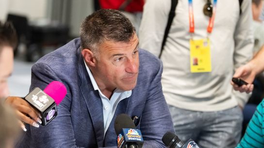 Completed Q&A: Giardi on the Patriots roster and draft plans 4.21.26 9:30 AM taken at BSJ Headquarters (Patriots). Photo by (USA Today Network)
