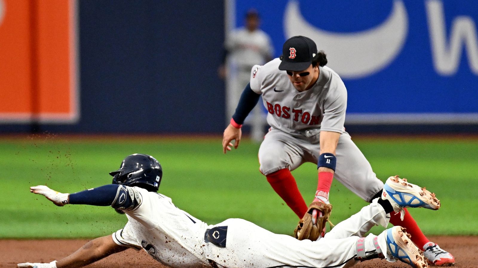 Final: Red Sox 3, Rays 4 - Red Sox fall 11 games under .500 taken at BSJ Headquarters (Top Red Sox). Photo by (Jonathan Dyer-Imagn Images)