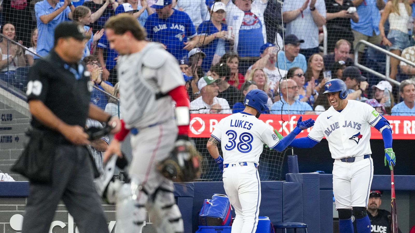Final: Red Sox 3, Blue Jays 5 - Red Sox drop fourth straight game taken at BSJ Headquarters (Top Red Sox). Photo by (Kevin Sousa-Imagn Images)