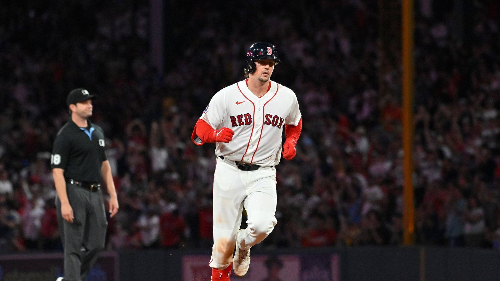 Final: Red Sox 9 vs Diamondbacks 4 - Rutschman hits first home run with Red Sox in victory taken at BSJ Headquarters (Top Red Sox). Photo by (Eric Canha-Imagn Images)